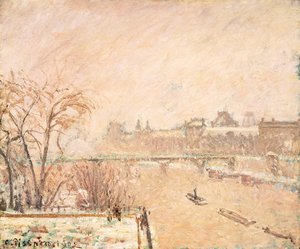 O Sena do Pont-Neuf de Camille Jacob Pissarro