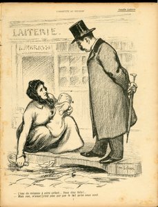 O Prato de Manteiga, Satirical em Cores de Camille Lefevre
