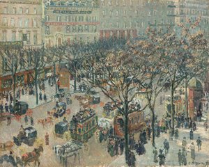 Boulevard des Italiens, Manhã, Luz do Sol, 1897. de Camille Pissarro