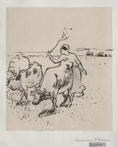 Vaqueira de Camille Pissarro