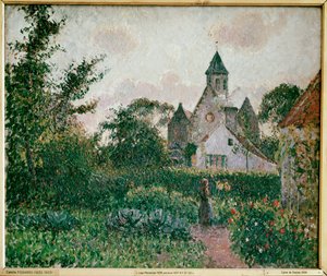 Igreja de Knokke (óleo sobre tela) de Camille Pissarro