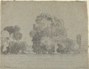Bosque das Árvores, 1859. de Camille Pissarro