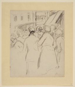 Mercado em Gisors de Camille Jacob Pissarro