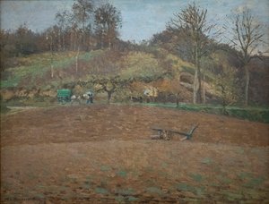 Terra lavrada de Camille Pissarro