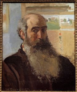 Auto-Retrato de Camille Pissarro (1830-1903) 1873 Sol. 0,56x0,46 m Paris, musee d