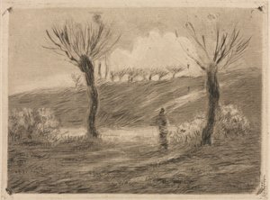Sol poente de Camille Pissarro