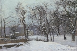 Neve em Louveciennes de Camille Pissarro