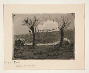Sol Poente de Camille Pissarro