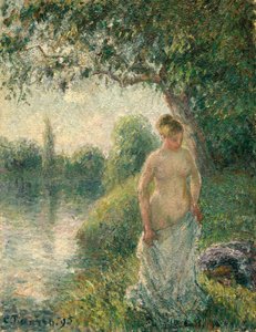 O banhista de Camille Pissarro
