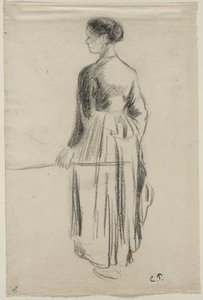 A Vaqueira, Eragny de Camille Pissarro