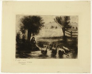 Os Gansos de Camille Pissarro