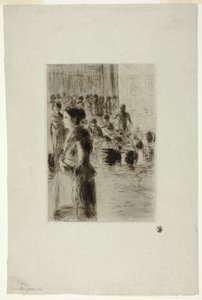 A empregada de compras de Camille Pissarro