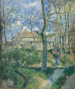 O caminho para Les Pouilleux, Pontoise de Camille Jacob Pissarro