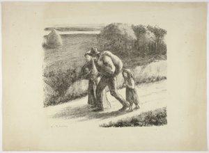 Os vagabundos de Camille Pissarro
