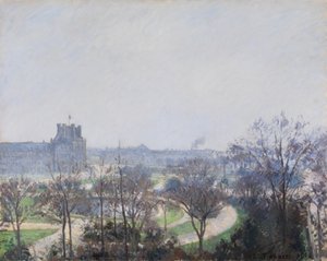 Jardins das Tuileries de Camille Pissarro