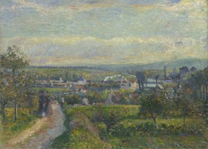 Vista de Saint-Ouen-L&39;Aumone de Camille Jacob Pissarro
