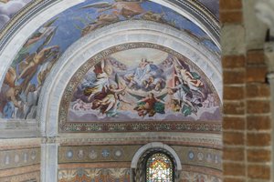 Ciclo de frescos dedicados à Virgem, pormenor de Camillo Procaccini