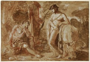 Mercúrio e Argus de Camillo Procaccini