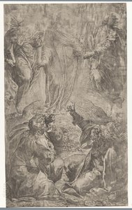 Transfiguração de Cristo no Monte Tabor de Camillo Procaccini