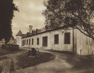 O castelo de Ramezay, construído em 1705 (foto p/b)