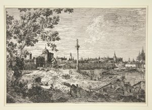 Vista Imaginária de Pádua, da série Vedute (Views) de Canaletto (Giovanni Antonio Canal)