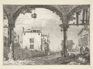 Le Portique a la lanterne (O pórtico com a lanterna), da série Vedute (Vistas)