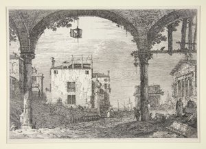 Le Portique a la lanterne (O pórtico com a lanterna), da série Vedute (Vistas)