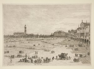 Pr? della Valle, da série Vedute (Vistas) de Canaletto (Giovanni Antonio Canal)