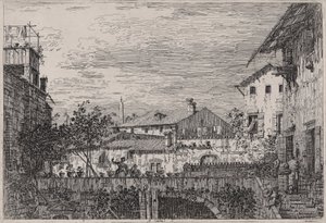 O Terraço, da série Vedute (Vistas) de Canaletto (Giovanni Antonio Canal)