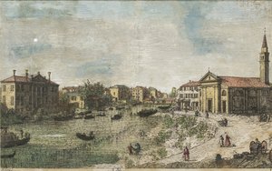 Canaletto Al Dolo colorido de Canaletto