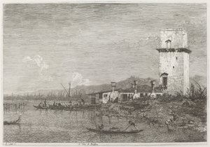 A Torre de Malghera de Canaletto