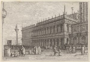 A livraria. V. de Canaletto