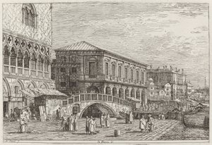 E Pres. V. [inferior esquerdo] de Canaletto