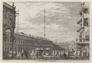 Le Procuratie niove e S. Ziminian V. de Canaletto
