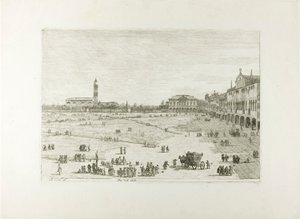 Prà della Valle, de Vistas de Canaletto