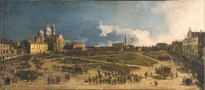 Prà della Valle em Pádua de Canaletto