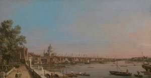 A cidade perto do Terraço da Casa de Somerset de Canaletto
