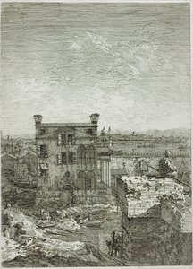 A Casa com o Peristilo, de Vedute de Canaletto