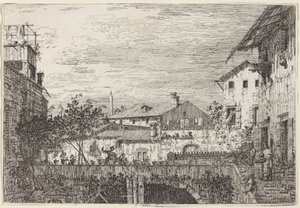 O Terraço, c. 17351746. de Canaletto