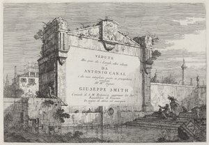 Placa de título de Canaletto