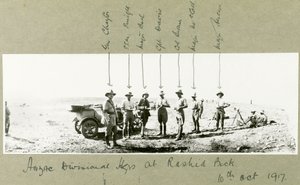 Sede Divisional da ANZAC em Rashid Beck, outubro de 1917 de Capt. Arthur Rhodes