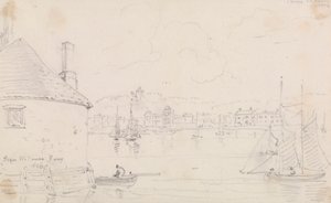 Cowes, de West Cowes Ferry, 22 de Março de 1826 de Capt. Thomas Hastings