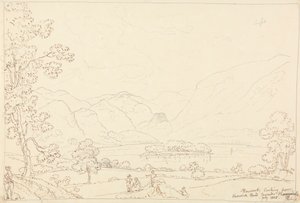 Derwent Looking towards Borrowdale, Julho de 1835 de Capt. Thomas Hastings