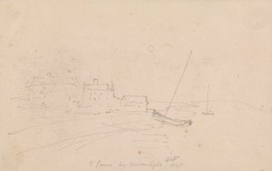 East Cowes by Moonlight, Setembro de 1827 de Capt. Thomas Hastings