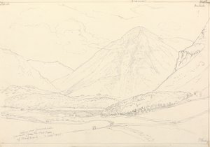 Grasmoor da Base Oeste de Mellbreak, 2 de Agosto de 1835 de Capt. Thomas Hastings