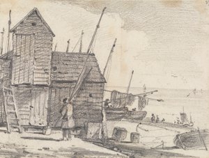 Hastings Beach, 7 de Outubro de 1820 de Capt. Thomas Hastings