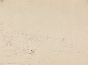 Perto da Estação de Saint Lawrence, Ilha de Wight de Capt. Thomas Hastings