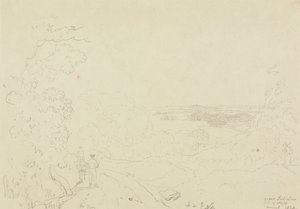 Perto de Swainstone, Ilha de Wight, Agosto de 1829 de Capt. Thomas Hastings