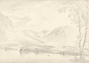 Parte de Mellbreak over Crummock Lake, 1 de Agosto, 1835 de Capt. Thomas Hastings