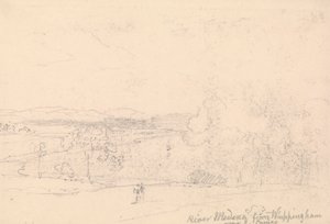 Rio Medina de Whippingham perto de East Cowes de Capt. Thomas Hastings